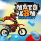 Moto X3M Pool Party | Play Freely At Unblock Games World